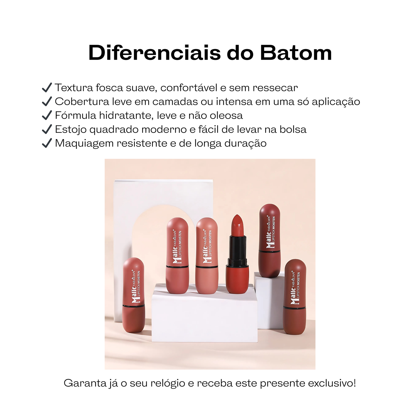 Relógio Serpente Avelle - Estilo e Durabilidade (BATOM PREMIUM INCLUSO)