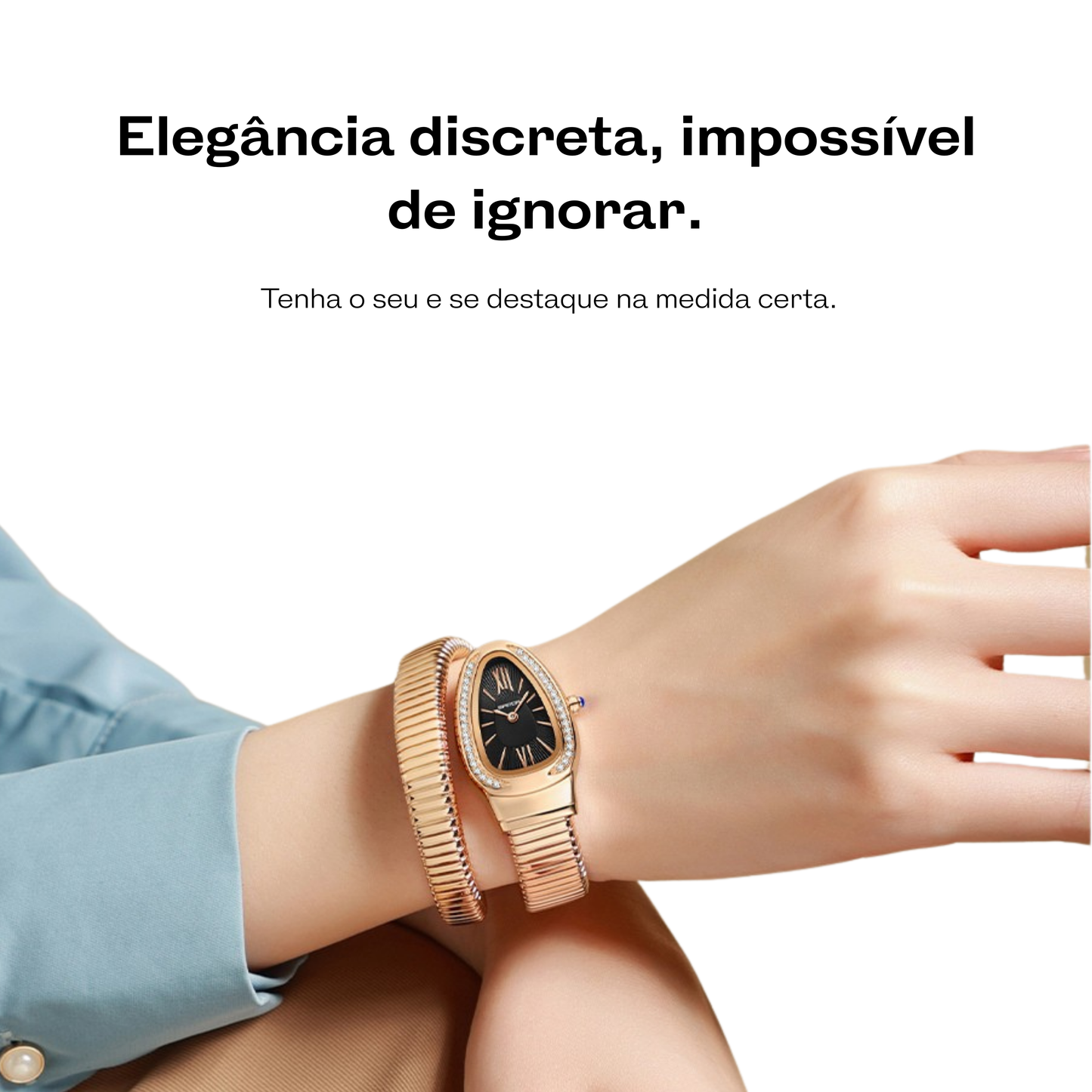 Relógio Serpente Avelle - Estilo e Durabilidade (BATOM PREMIUM INCLUSO)