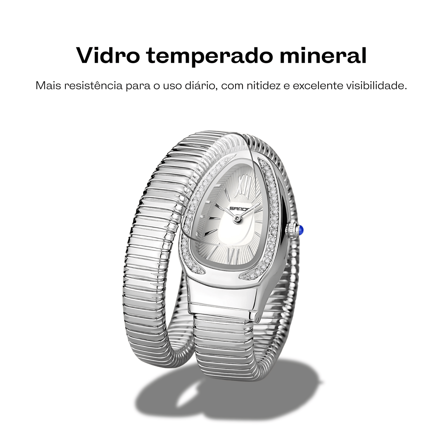 Relógio Serpente Avelle – Elegância Atemporal