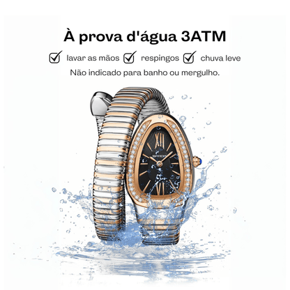 Relógio Serpente Avelle – Elegância Atemporal