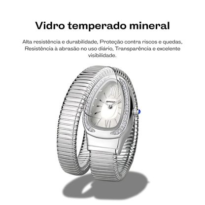 Relógio Serpente Avelle - Estilo e Durabilidade (BATOM PREMIUM INCLUSO)